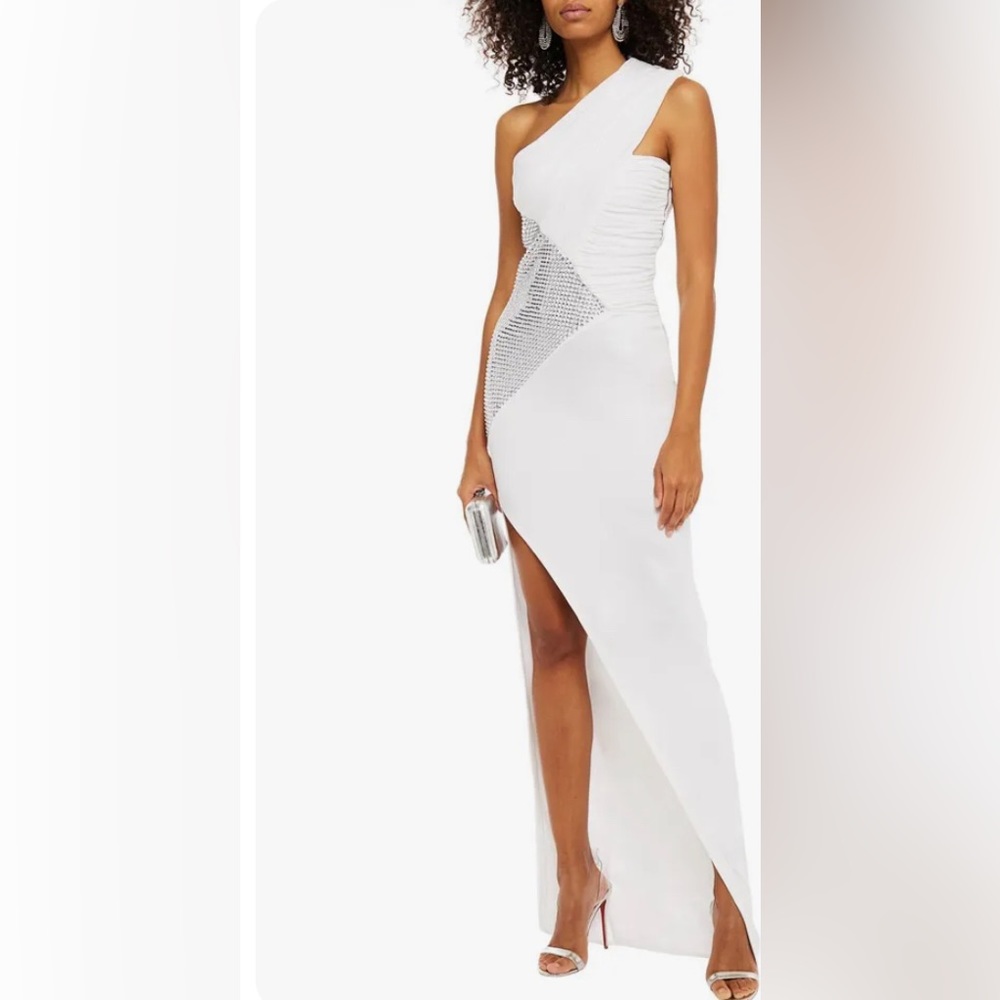 BALMAIN CHIC AND EXCLUSIVE RHINESTONES  DRESS.